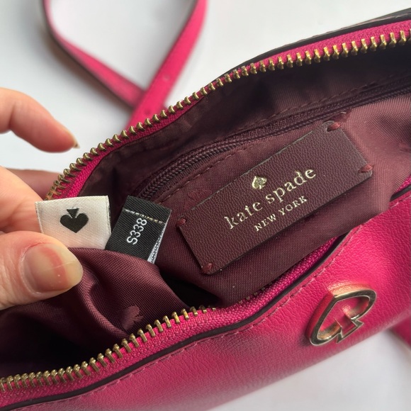 Pink Kate Spade Adel Medium Crossbody Bag (note flaws) - Picture 8 of 13